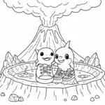 coloriage Los Primos Brainrot à imprimer pour enfant de 7 ans