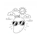 coloriage Mango à imprimer pour enfant de 10 ans