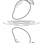 coloriage Mango pour enfant de 2 ans