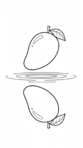 coloriage Mango pour enfant de 2 ans