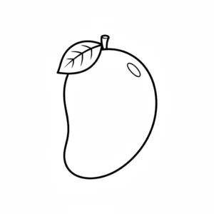 coloriage Mango à imprimer pdf