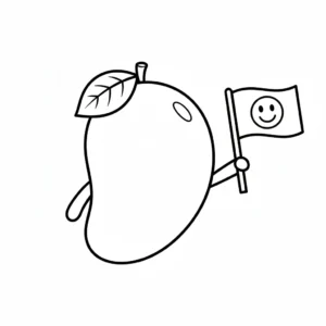 coloriage Mango à imprimer pdf gratuit