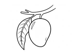 coloriage Mango gratuit pour enfants