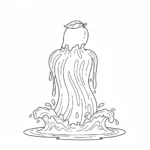 coloriage Mango pour enfant à imprimer