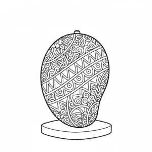 coloriage Mango à imprimer pdf gratuit