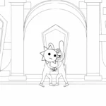a imprimer coloriage Mr Sun Sprunki gratuit