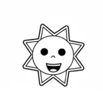 coloriage Mr Sun Sprunki pour enfant