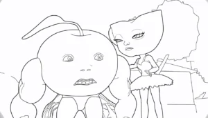 a imprimer coloriage Odin Din Din Dun gratuit