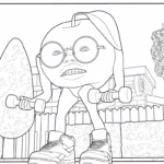 coloriage Odin Din Din Dun pour enfants à télécharger