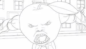 coloriage Odin Din Din Dun pour bebe a imprimer