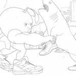 coloriage Odin Din Din Dun de pour enfants