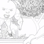 coloriage Odin Din Din Dun pour enfant a imprimer gratuit