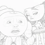 coloriage Odin Din Din Dun à imprimer pdf gratuit