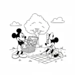coloriage Pique Nique et dessin a imprimer