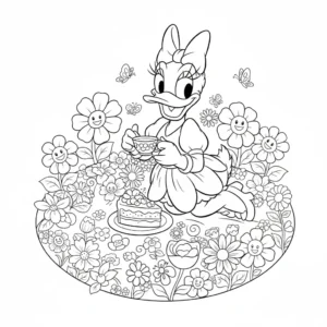 imprimer coloriage Pique Nique gratuit