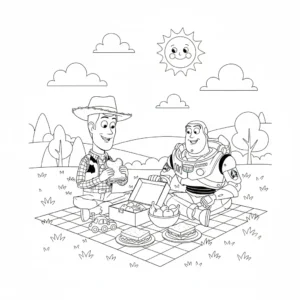 coloriage Pique Nique a dessiner et imprimer