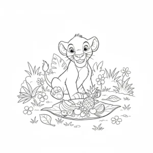 coloriage Pique Nique a imprimer gratuitement
