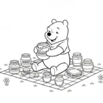 coloriage Pique Nique a dessiner et imprimer