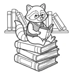 image pour coloriage Raton Laveur enfant