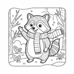 coloriage Raton Laveur a colorier en ligne