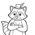 coloriage Raton Laveur a imprimer gratuit
