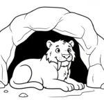coloriage Smilodon et apprentissage