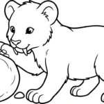 coloriage Smilodon à imprimer pour enfant de 10 ans