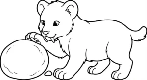 coloriage Smilodon à imprimer pour enfant de 10 ans