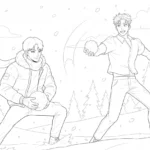 coloriage Saja Boys Noel a dessiner en ligne