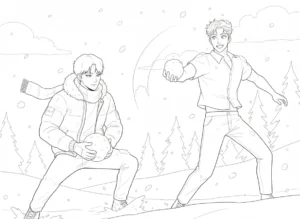 coloriage Saja Boys Noel a dessiner en ligne