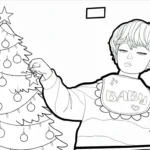 coloriage Saja Boys Noel pour enfant de 6 ans