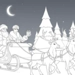 coloriage Saja Boys Noel pour enfants à télécharger