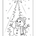 coloriage Bonhomme de neige updated gratuit a imprimer