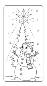 coloriage Bonhomme de neige updated gratuit a imprimer