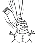 coloriage Bonhomme de neige updated a colorier en ligne gratuitement