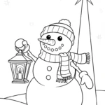 coloriage Bonhomme de neige updated a imprimer gratuit