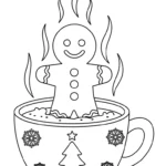 coloriage Bonhomme en pain d’épice updated a imprimer pour enfant de 4 ans