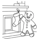 coloriage Bonhomme en pain d’épice updated pour enfants a imprimer