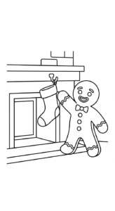 coloriage Bonhomme en pain d’épice updated pour enfants a imprimer