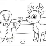 coloriage Bonhomme en pain d’épice updated a telecharger
