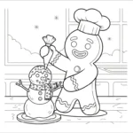 coloriage Bonhomme en pain d’épice updated à imprimer pour enfant de 6 ans