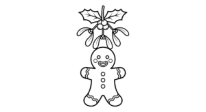 coloriage Bonhomme en pain d’épice updated gratuit à imprimer