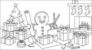 coloriage Bonhomme en pain d’épice updated à imprimer pour enfant de 6 ans