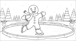coloriage Bonhomme en pain d’épice updated pour enfant de 2 ans