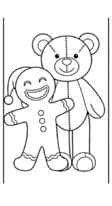 coloriage Bonhomme en pain d’épice updated à imprimer pour enfant de 12 ans