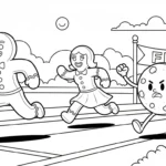 coloriage Bonhomme en pain d’épice updated à imprimer gratuitement