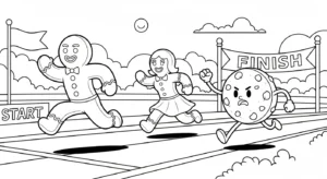 coloriage Bonhomme en pain d’épice updated à imprimer gratuitement