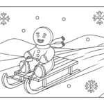 coloriage Bonhomme en pain d’épice updated pour enfant de 2 ans