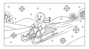 coloriage Bonhomme en pain d’épice updated pour enfant de 2 ans