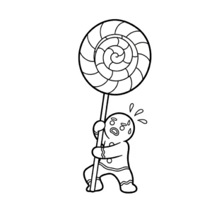 coloriage Bonhomme en pain d’épice updated a telecharger